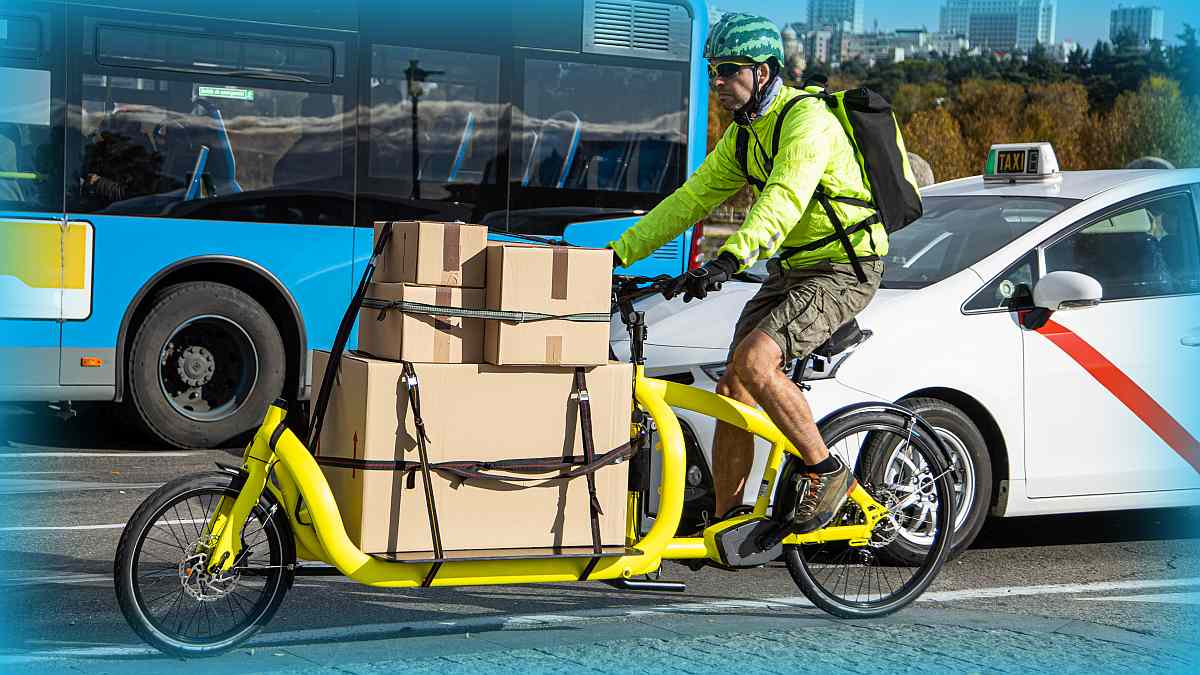 So könnten Lastenräder in Städten Autos teilweise ersetzen
