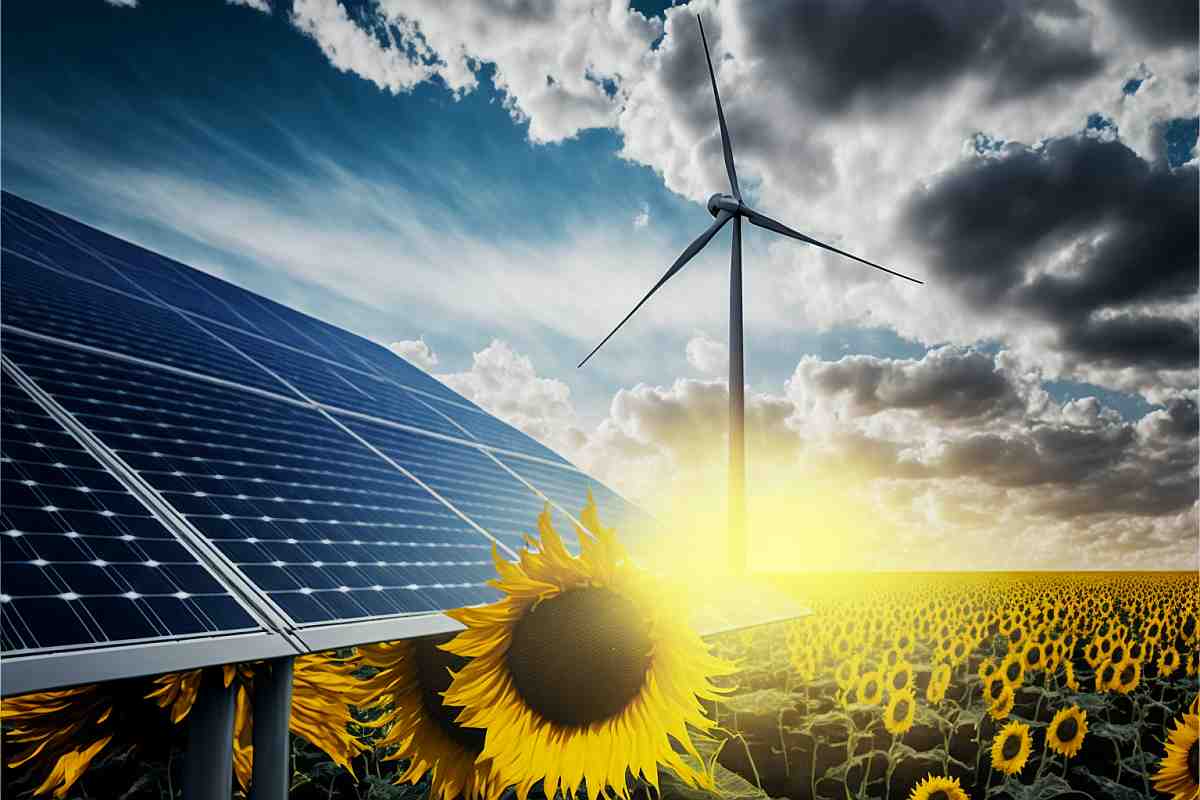 Wind- und Solarenergie produzieren 2022 mehr Strom als Gas